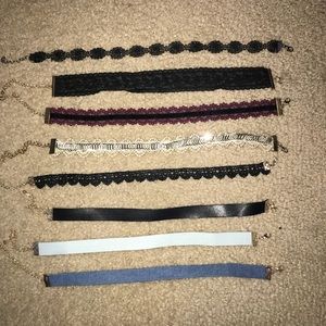 Forever 21 chokers Bundle (8)!!